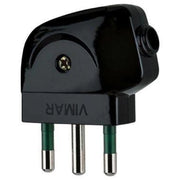 SPINA 2P+T 16A S17 90° NERO
