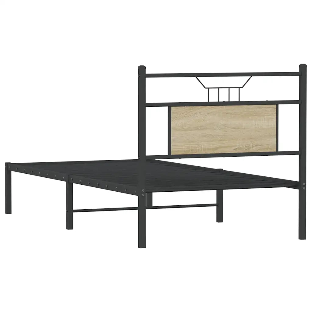 Giroletto senza Materasso Rovere Sonoma 75x190 cm in Truciolato