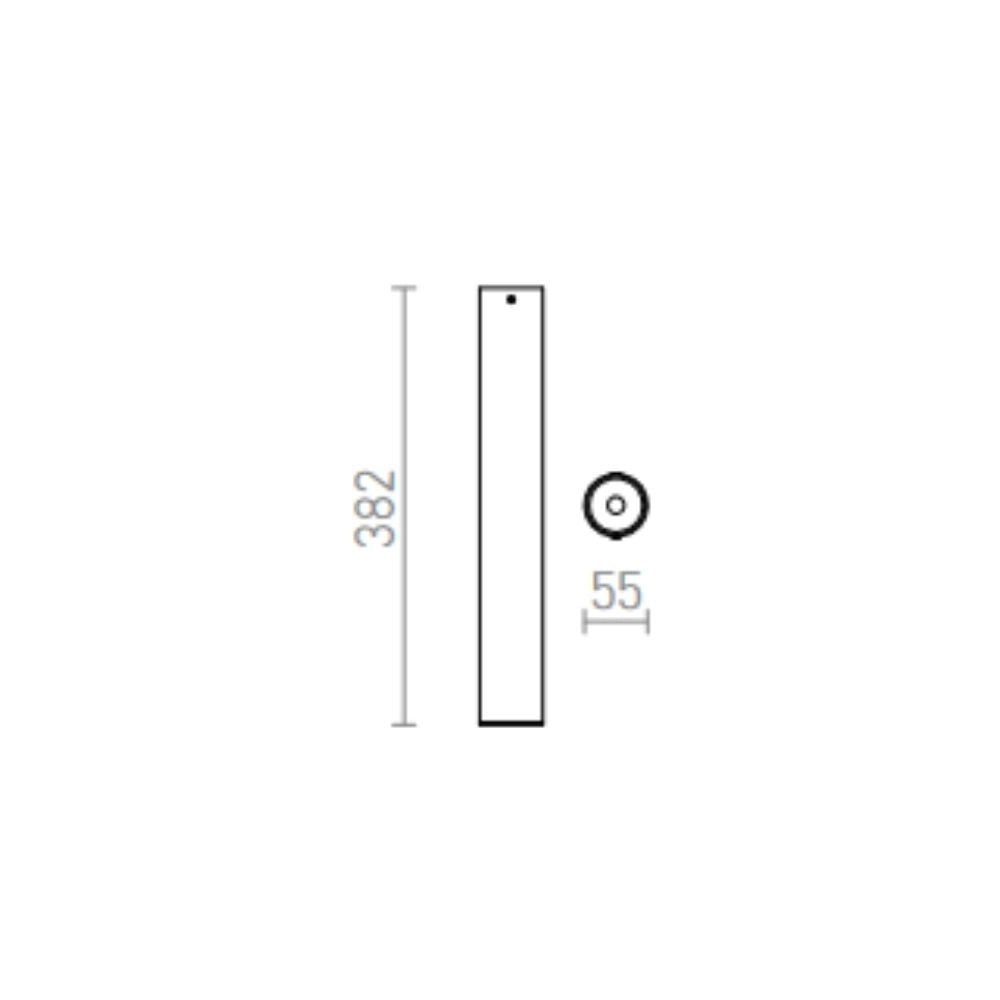 Faretto RIGA 38 da soffitto bianco 230V LED 6W 38° 3000K