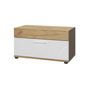Vicco Scaffale Quercia dorata/bianco 70.8 x 38.9 cm Armadio di archiviazione