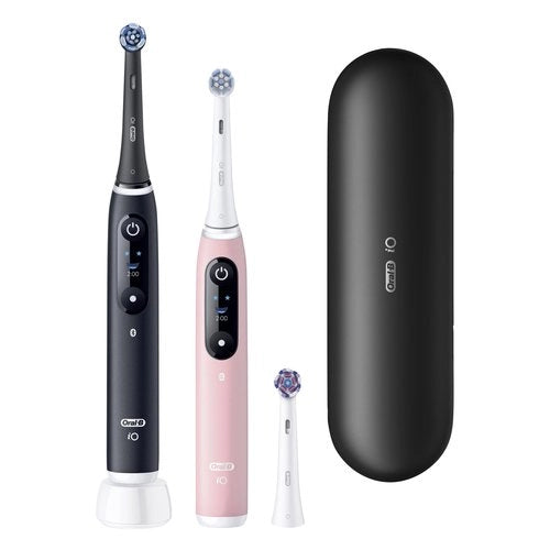 Spazzolino elettrico oral b io series 6 duo edition black lava e pink - 8006530021821