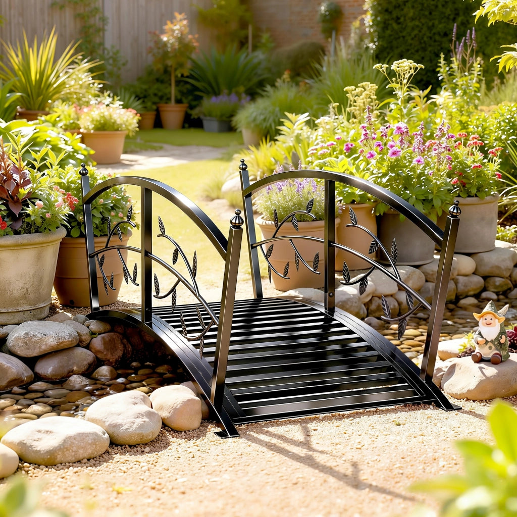 Ponticello da Giardino in Metallo Antracite ¨C zephmum ¨C 120 cm