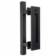 Maniglia per porte scorrevoli, nera, maniglia retro loft premium