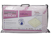 Guanciale Cuscino Letto 42x72 cm Memory Anallergico Traspirante Sakura