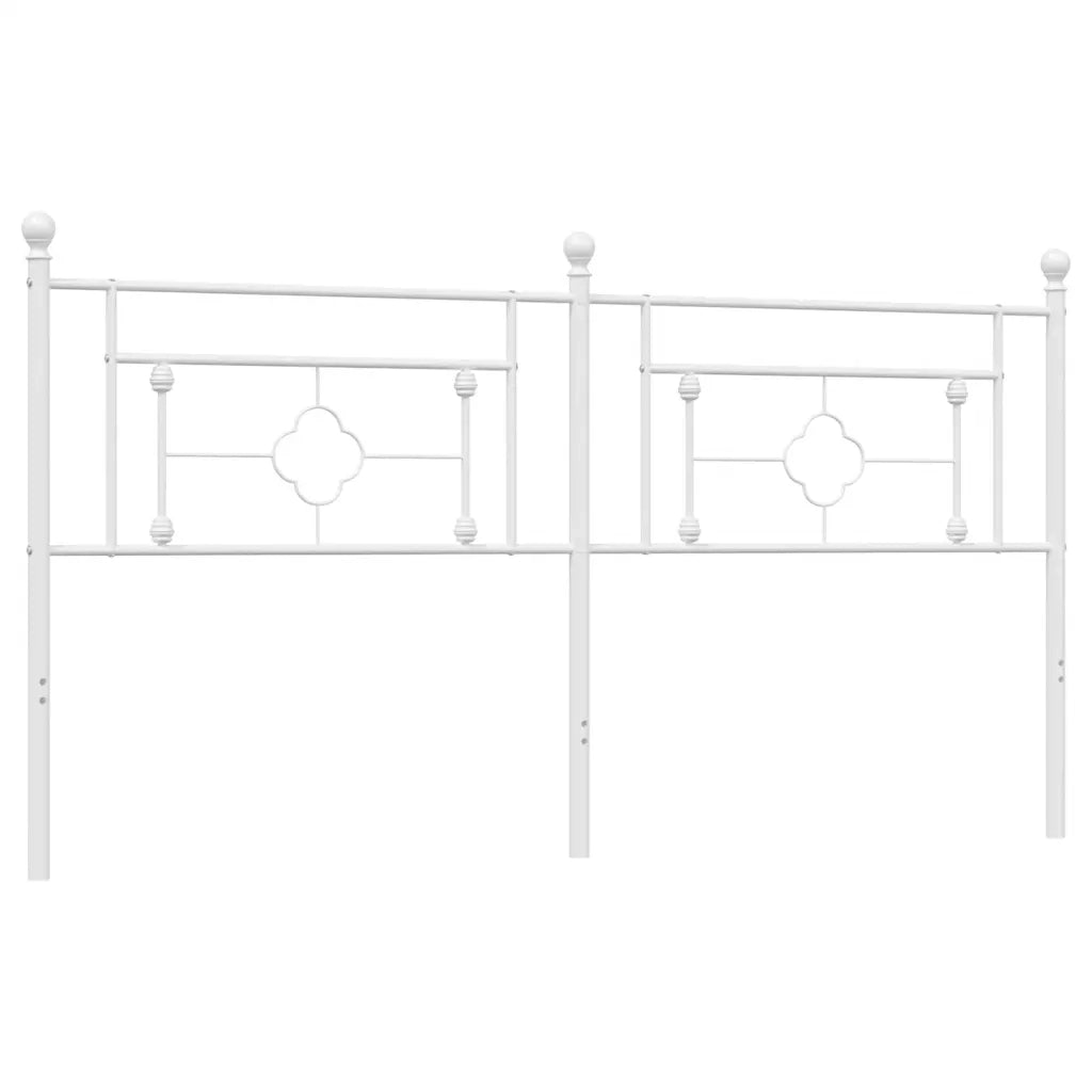 Testiera di Ricambio in Metallo Bianco 180 cm 374424