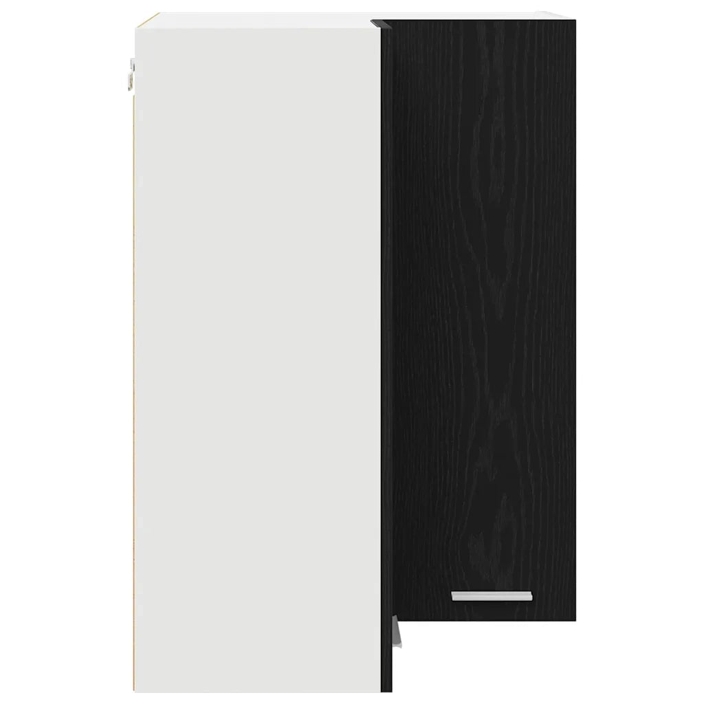 Armadio pensile Rovere Nero e Bianco 57 x 57 x 80 cm