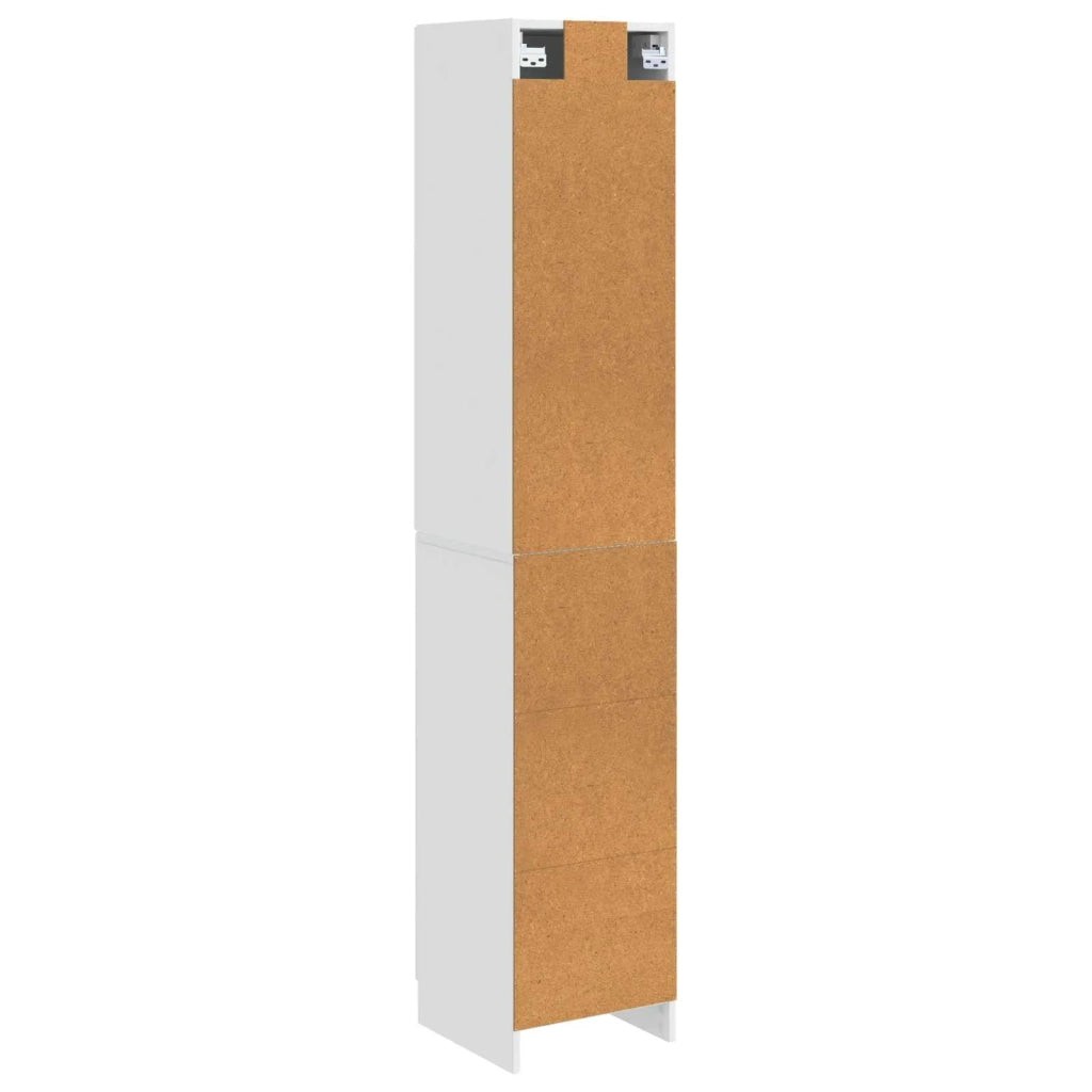 Set di armadi 2 pcs Bianco Lucido Legno ingegnerizzato 3416956
