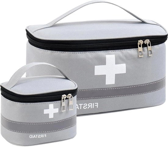 Borsa di Medicinali per Viaggi Grande Capacità Impermeabile Borsa di Emergenza