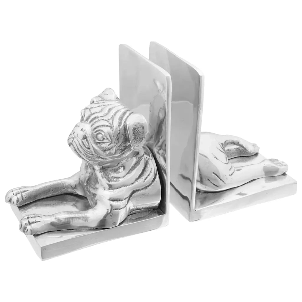 Fermalibri 2 pz Argento 12 x 15 x 18 cm Alluminio CFW6396052