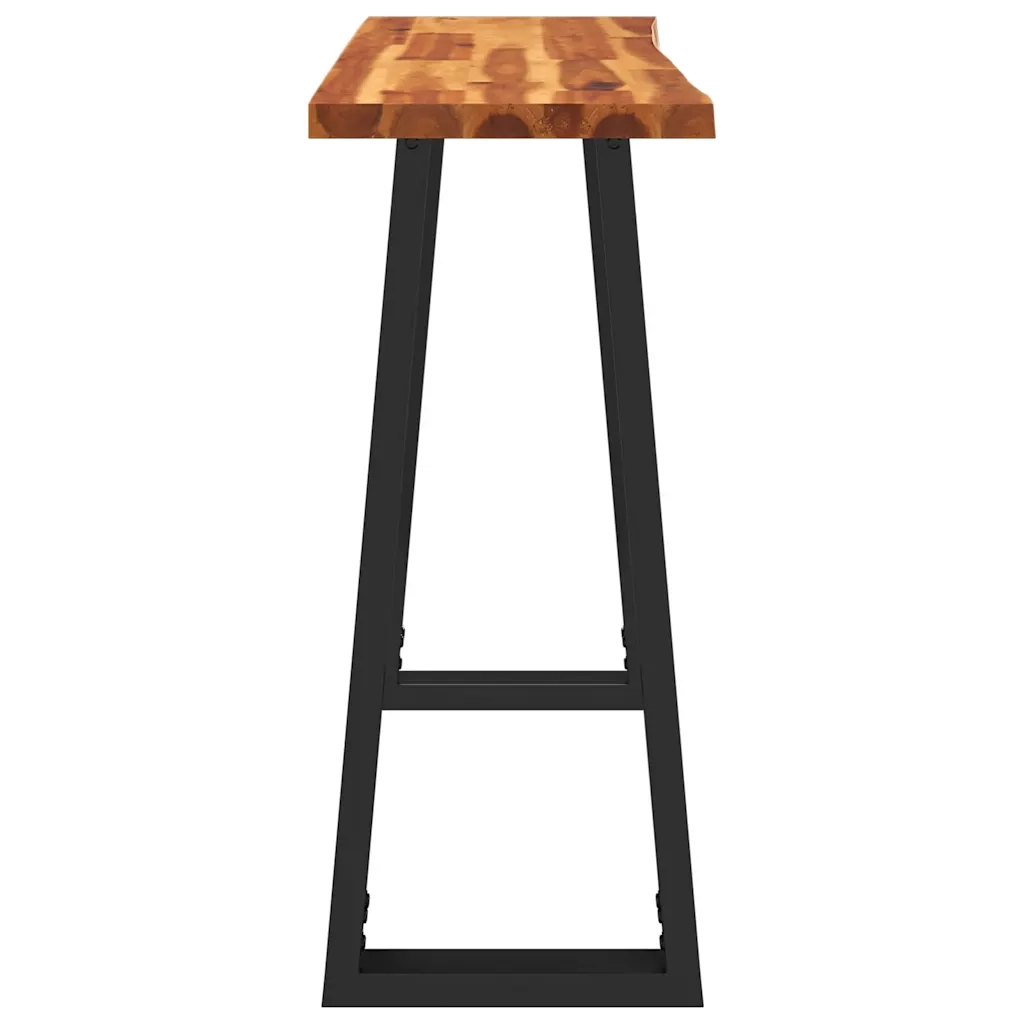 Tavolo Consolle Bordi Vivi 110x35x80 cm Legno Massello Acacia 353296