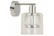 Applique Elmo cromo doppio vetro decorativa 1xE14 40W Reality