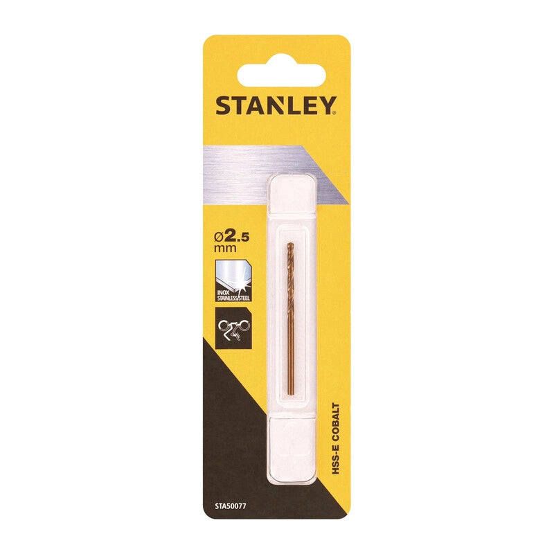 PIRANHA STANLEY STA50077 (X50077) PUNTA AL COBALTO 2,5 MM- STANLEY- 1,0 pz