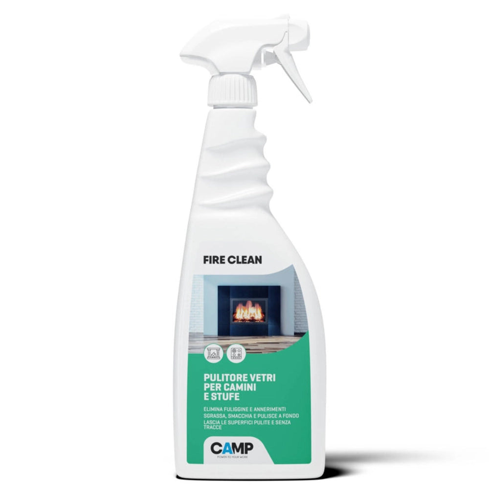 Fire clean 750 ml pulitore decarbonizzante vetri e superfici di camini e stufe