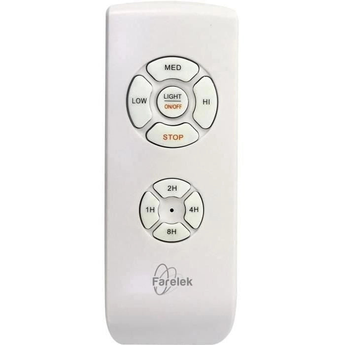 Corsica bianca - 116 cm ventilatore a soffitto da 70 W + illuminazione a LED