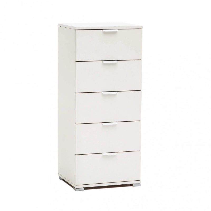 MOBILETTO 5 CASSETTI BIANCA