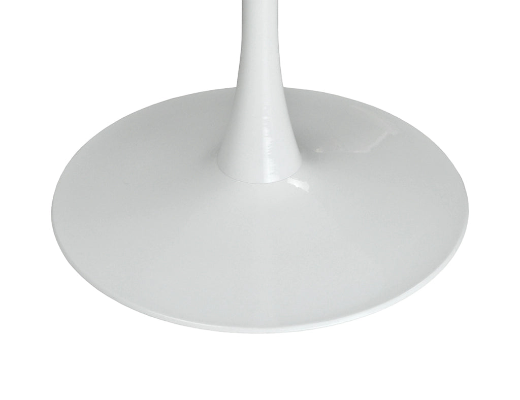 Tavolo rotondo Ø70 cm, tavolo da pranzo tondo bianco - Omar - TR08-7OMPM
