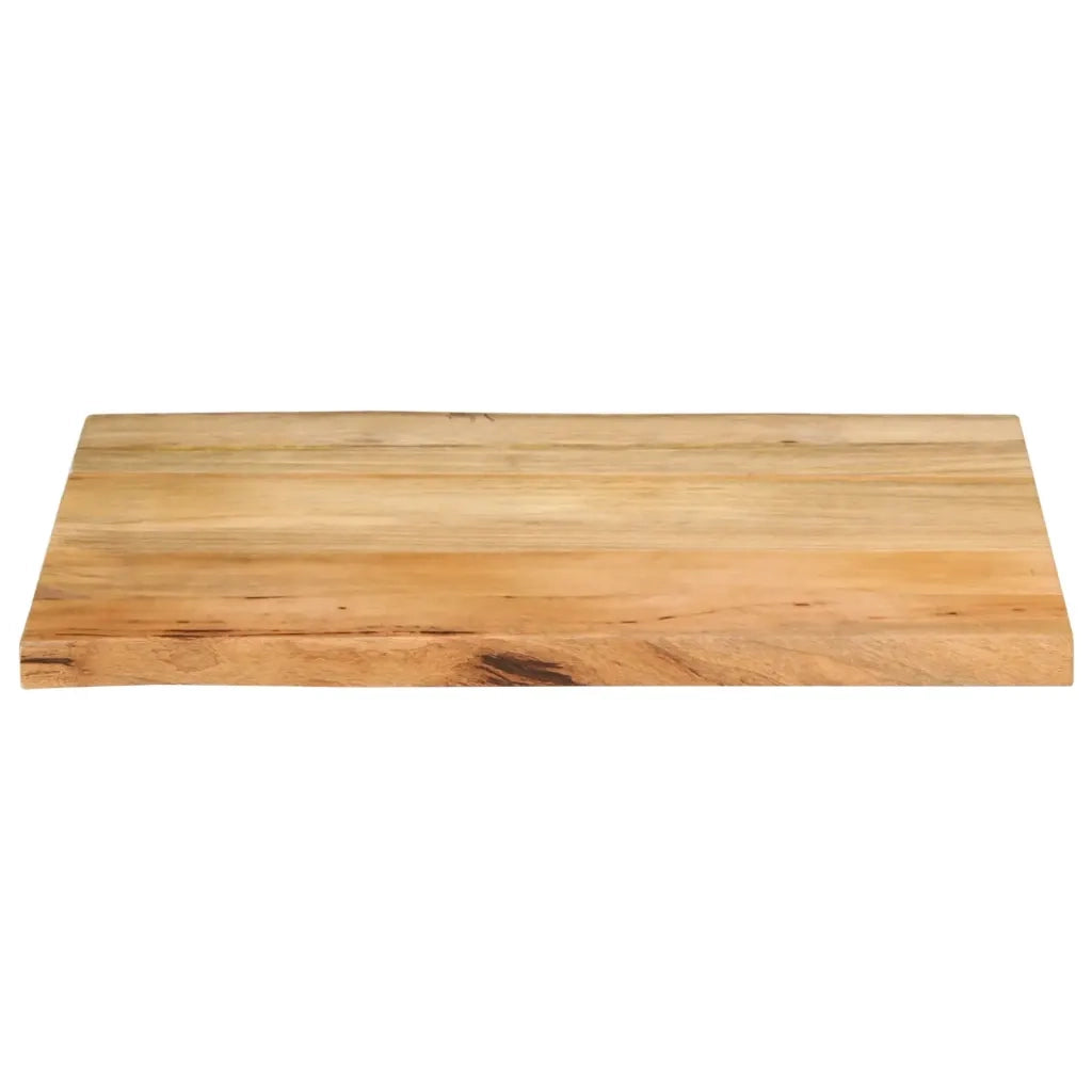 vidaXL Piano per Tavolo 90x60x2,5cm Bordi Vivi in Legno Massello Mango