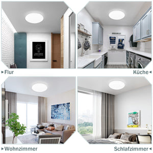 ZMH Lampada da soffitto LED 2 pezzi 5W 6500K bianco freddo per cucina camera