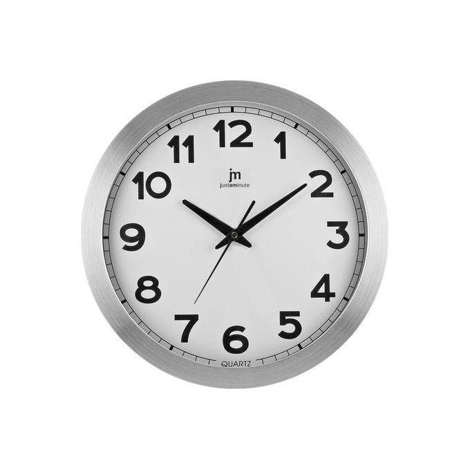 Lowell Orologio da Parete 38cm in Alluminio Satinato