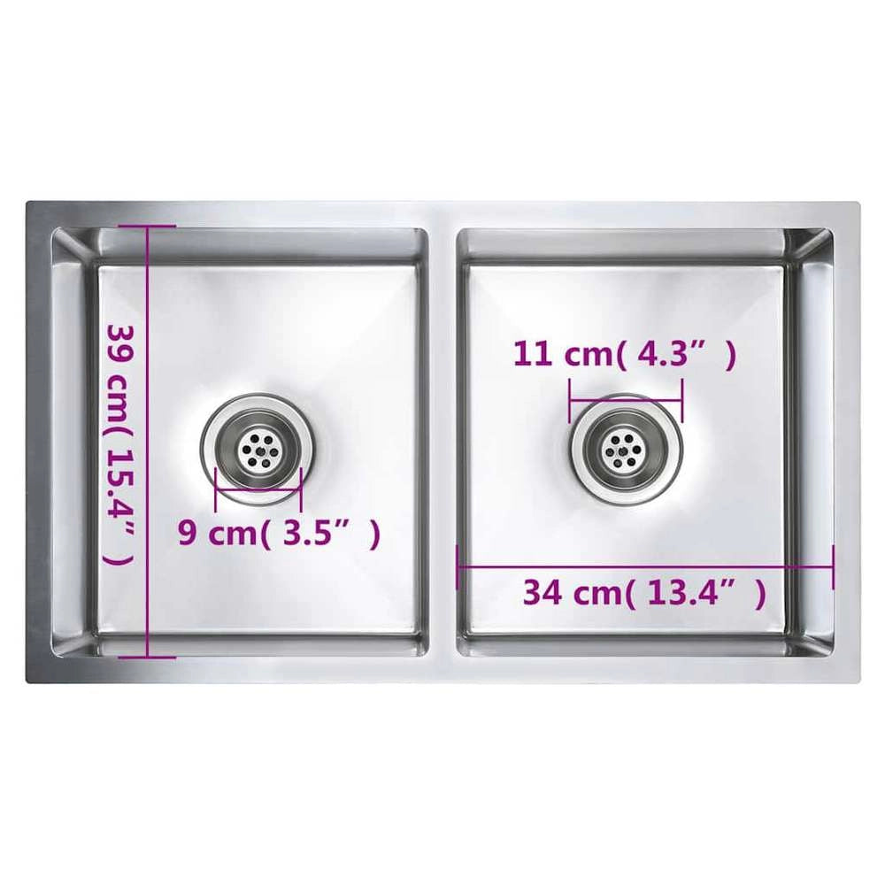 Handmade Stainless Steel Kitchen Sink