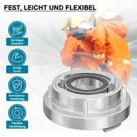 Adattatore in alluminio da A 133 mm a B 75 mm per accoppiamenti Storz