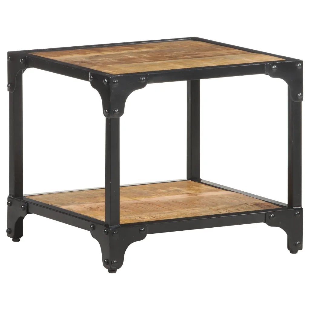 Tavolino da CaffÃ¨ 40x40x36 cm in Legno Massello di Mango Grezzo cod mxl 57209