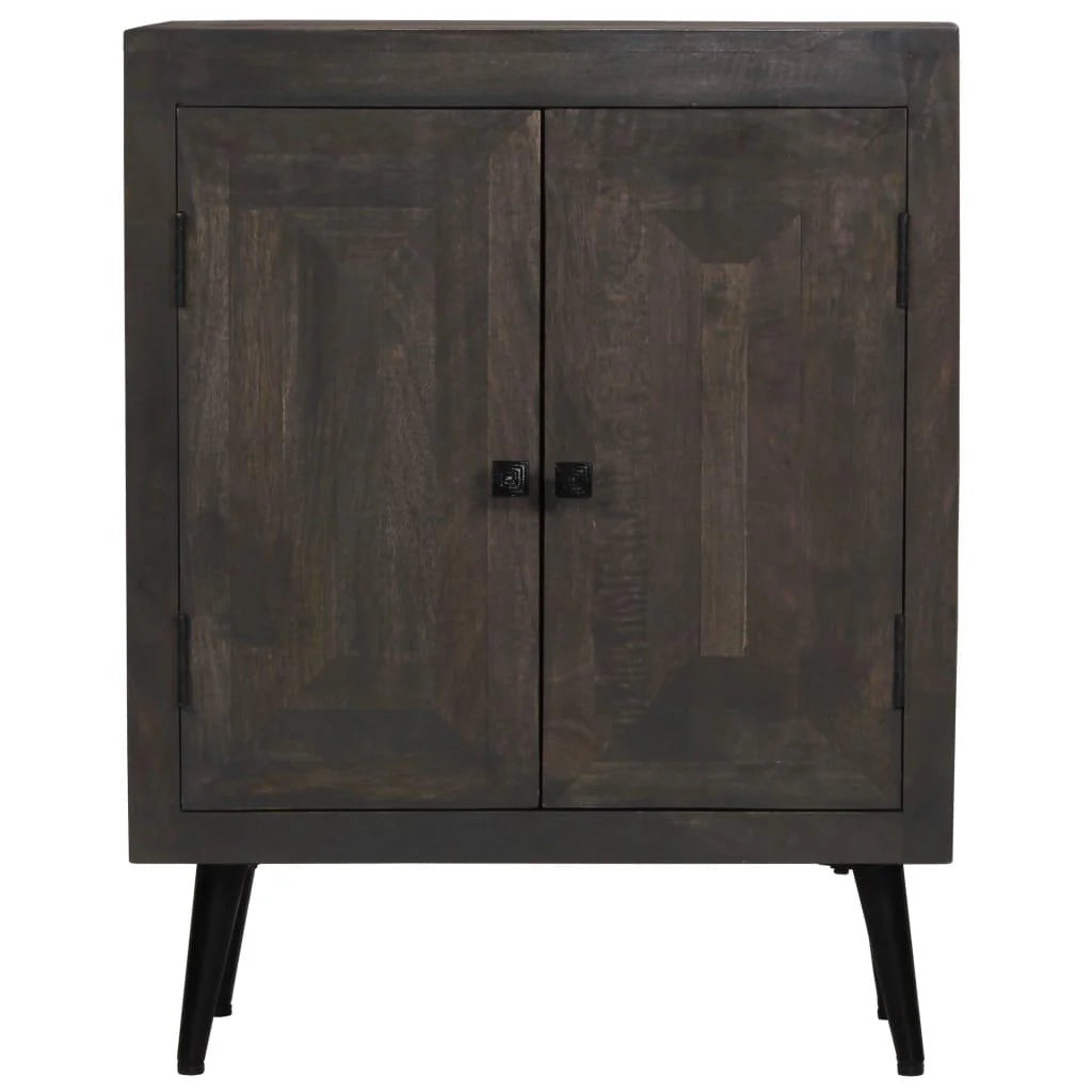 Buffet credenza mobiletto consolle mobile contenitore legno massello di mango 76 cm 4402212