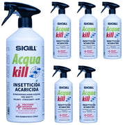 Insetticida acaricida acqua kill insetti striscianti volanti acari 750ml 6 pezzi