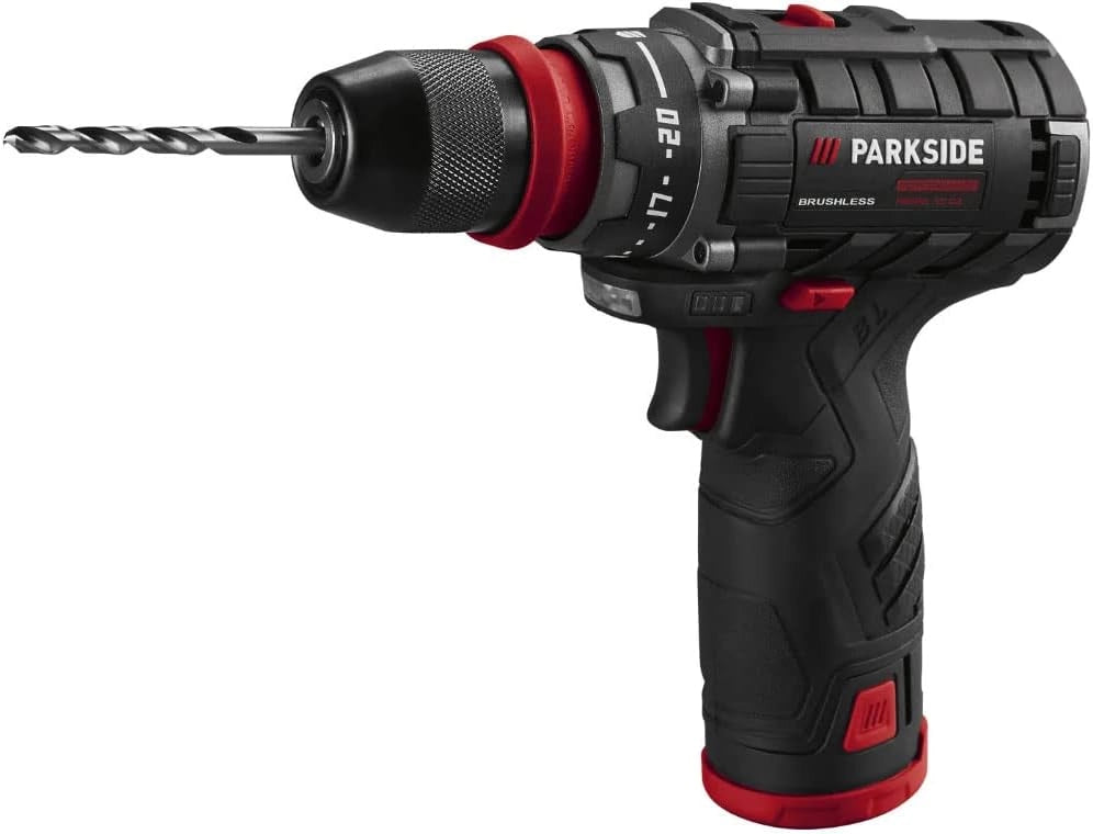 Parkside Performance® PBSPA 12 C3 - Trapano avvitatore a batteria 12 V con 2 velocità
