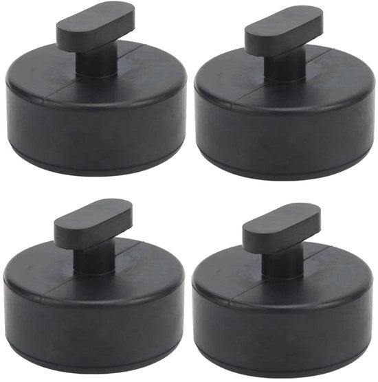 Supporto di Jack - 4 Pezzi - Gomma - Supporto di Jack - Sostituzione per C5/C6/C7/C8/GS/Z - Accessorio Essenziale - Presa Elevata - Piastra di Supporto