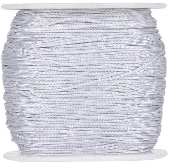 Cordone in Nylon 0,8 mm - Cordone Intrecciato - Cordone per Gioielli - Creazione Gioielli - 100 Yards - Sostenibile e Resistente - Cordone Intrecciato
