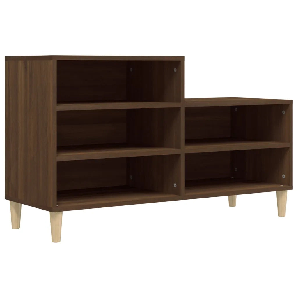 Scarpiera | Mobile per scarpe Rovere Marrone 102x36x60 cm in Legno Multistrato