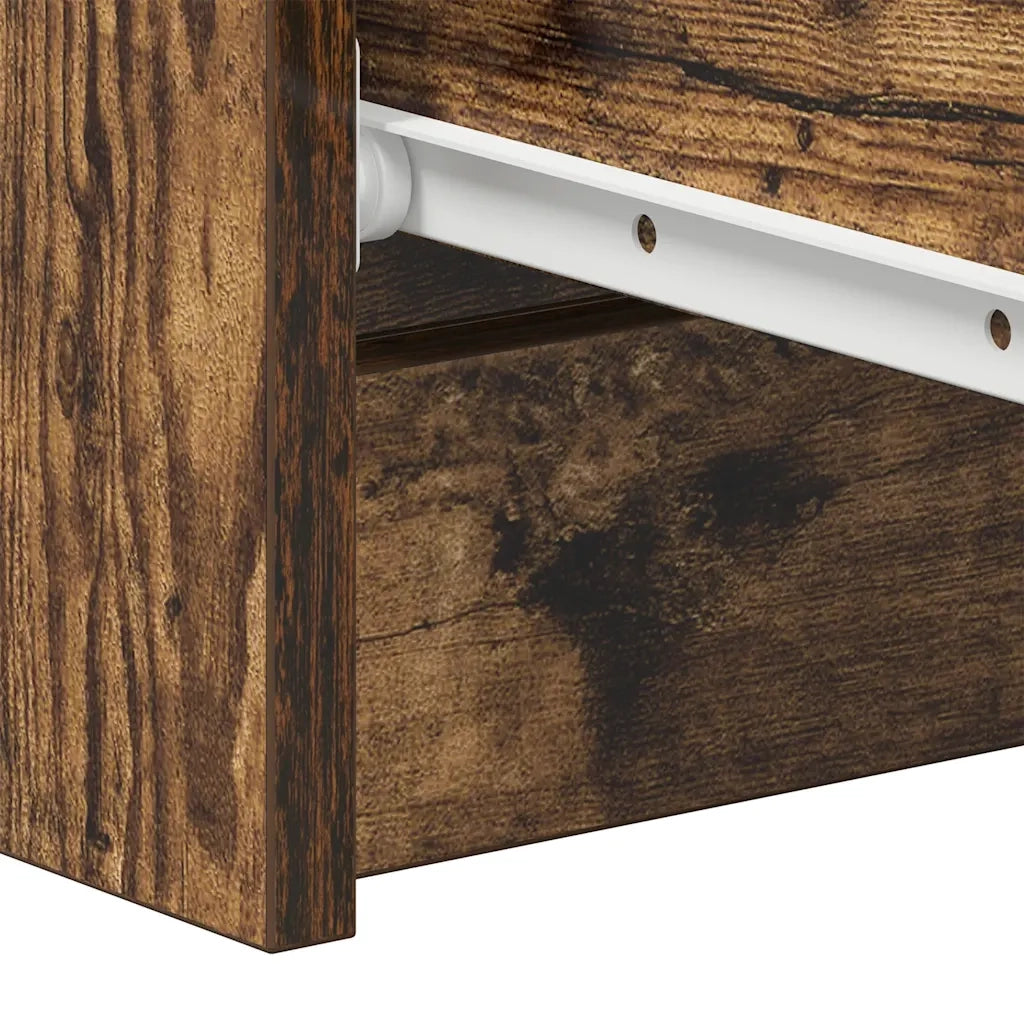 Credenza | Madia | Buffet da pranzo | Armadio da pranzo Rovere Fumo 60x35x98,5 cm in Legno Multistrato