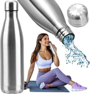 Tazza Sport/Outdoor 500 ml - Acciaio Inossidabile - Impermeabile - Resistente al Lavastoviglie - Sostenibile - Ideale per Sport/Outdoor - Tazza da Drink