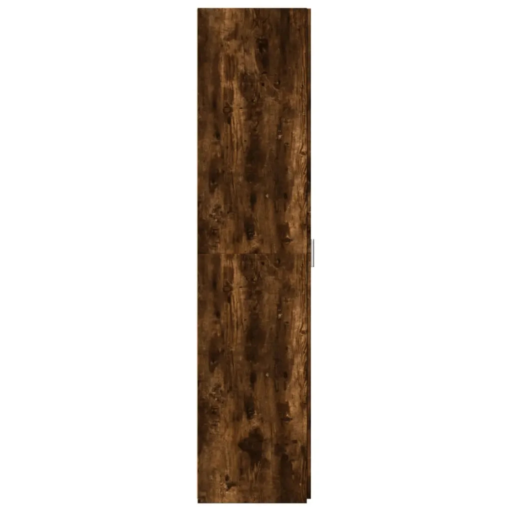 Credenza-Buffet-Armadio da cucina Rovere Fumo 40x42,5x185 cm in Legno Multistrato 641017
