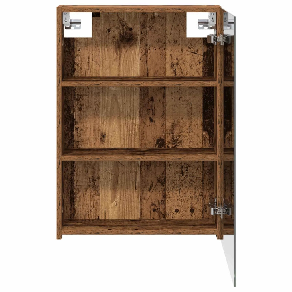 Mobiletto per specchio da bagno Legno vecchio 50 x 14,5 x 70 cm 889045