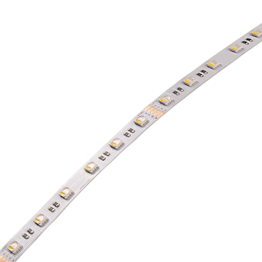 Kit striscia LED 24V 3m RGB+bianco 4000K IP20 con telecomando