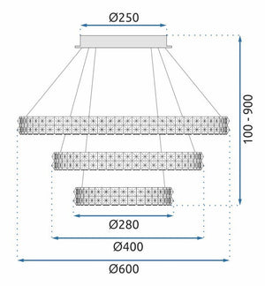 Lampada Led Ms008-cp Chrome