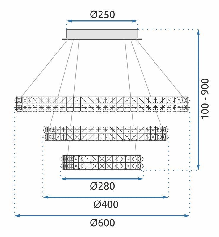 Lampada Led Ms008-cp Chrome