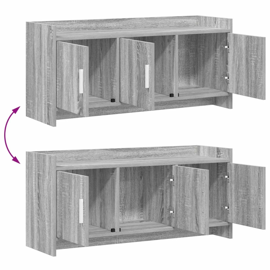 Mobile TV 102 x 33 x 47 cm Sonoma grigio Legno ingegnerizzato 8011192