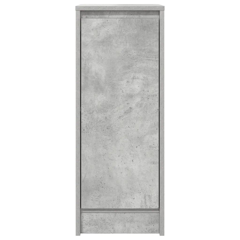 vidaXL Credenza Grigio Cemento 29,5x34x76 cm in Legno Multistrato