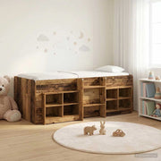 Struttura Letto Loft con Mobile 3 pz Legno antico 3423436