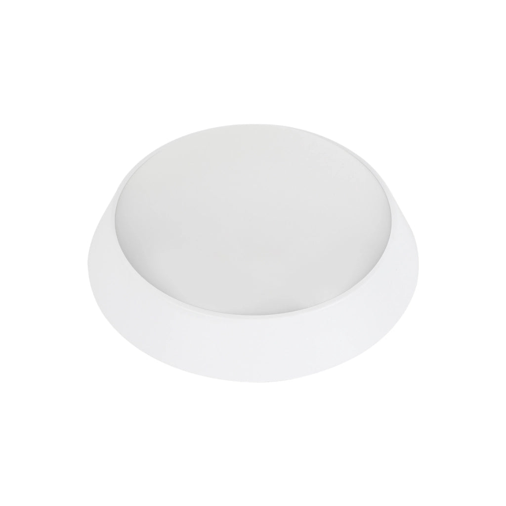Alcapower Plafoniera LED Rotonda CCT 15W 1400lm IP65 - Tecnologia Selezionabile 3000K/4000K/6500K per Ambienti Interni ed Esterni Protetto