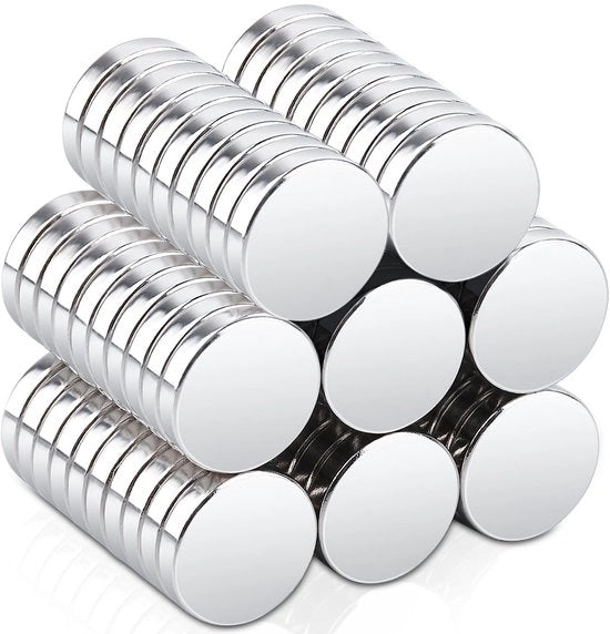 80 pezzi di magneti forti, 10 x 2 mm magneti mini circolari di neodimio forti, magneti piccoli per magneti per frigoriferi, lavagne, cartelloni per cartine, hobby.