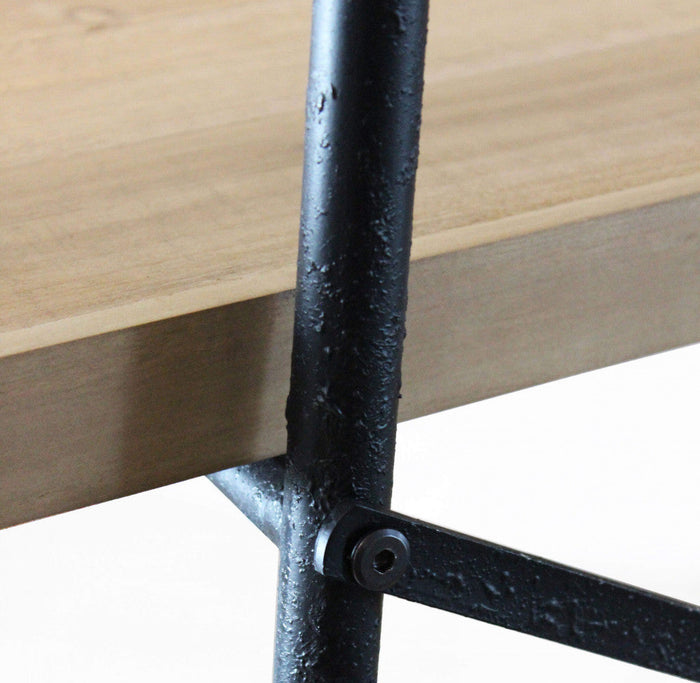 Mobile  Bennett 145x44x176 h cm in Metallo Nero