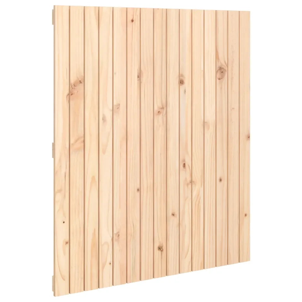 Testiera da Parete 95,5x3x110 cm in Legno Massello di Pino