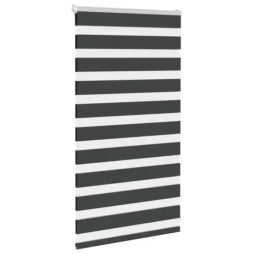 Tenda a Rullo Zebra Nero Larghezza Tessuto 65,9 cm Poliestere 4014203