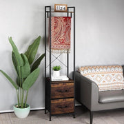 Kledingrek Stabile a Sostegno - Struttura in Legno Vintage Miele - 1 Pezzo
