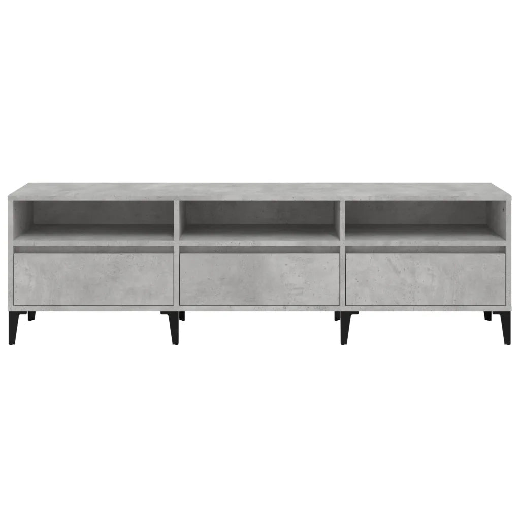 Mobile TV Grigio Cemento 150x30x44,5 cm Legno Multistrato 831921