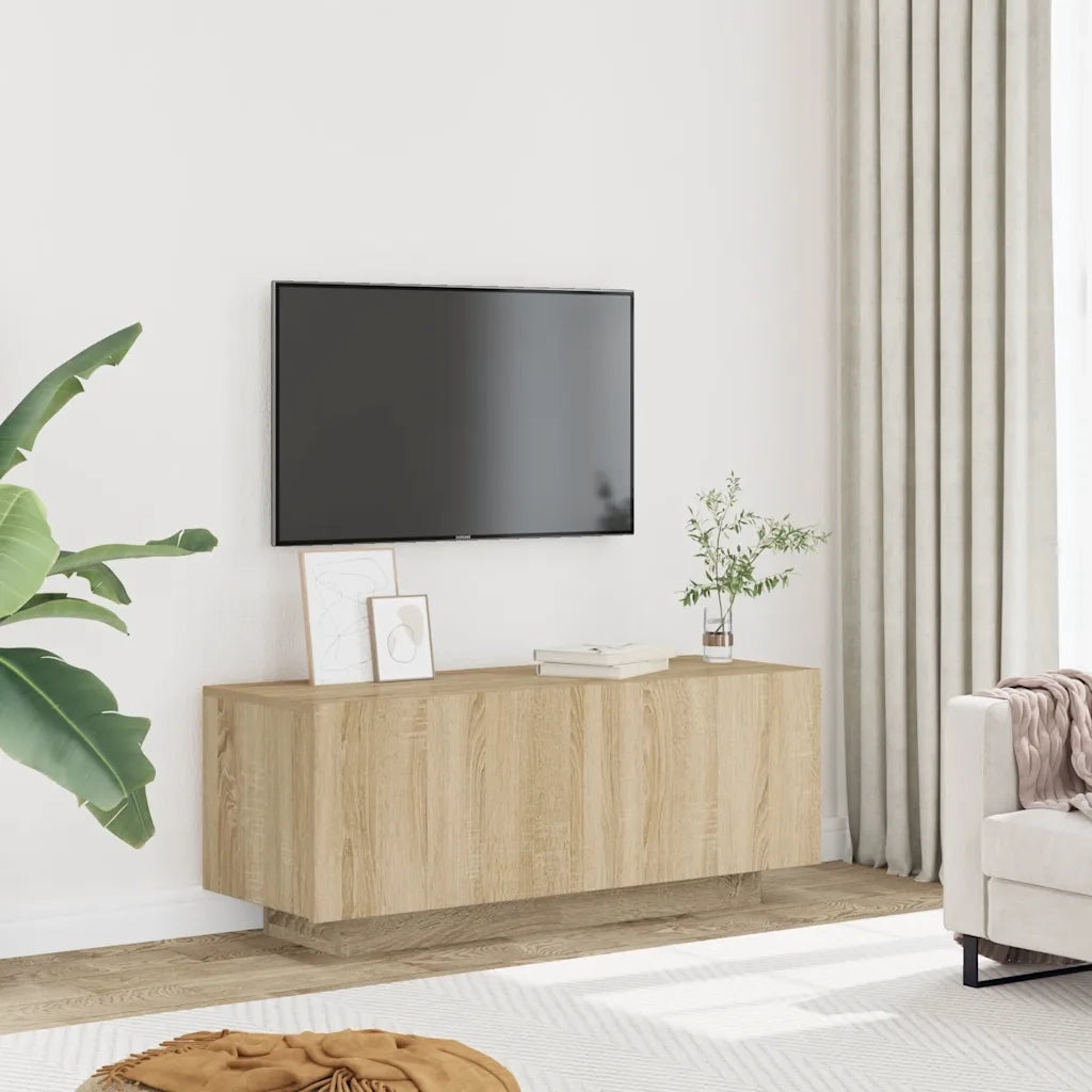 Mobile per TV Rovere Sonoma 100x35x40 cm Legno Multistrato 804439